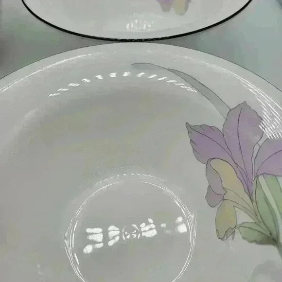 Set of 4 Vintage NORITAKE NEW DECADE Lavender Flower Dessert/Fruit Mini Bowl - Picture 6 of 11